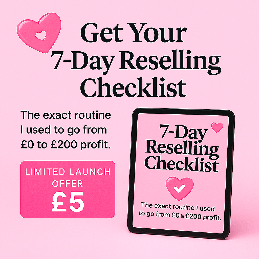 LIMITED OFFER - Starter Checklist – 7-Day Reseller Routine