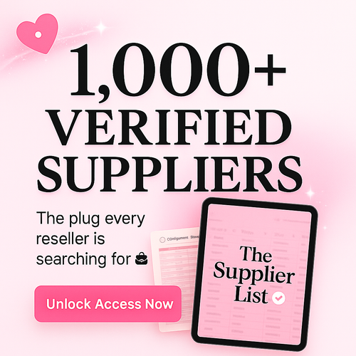 1,000+ Suppliers Bundle -  Male & Female Friendly