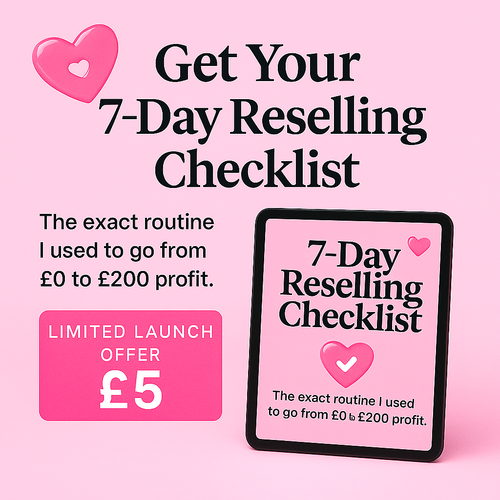LIMITED OFFER - Starter Checklist – 7-Day Reseller Routine